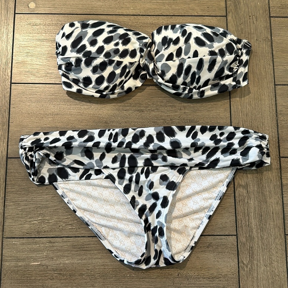 Victoria’s Secret swim suit set-  strapless top with matching bottoms